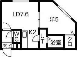 エンバシー発寒南 2階/-