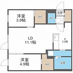 物件の間取り