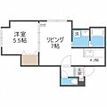 リベルティ医大前2階4.9万円