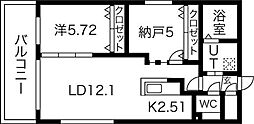 FORESTHILLSN36 2LDKの間取図画像