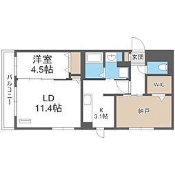 ガーデンクォーツ琴似 2階