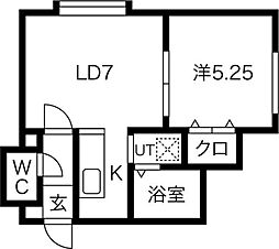 札幌市電2系統 東屯田通駅 徒歩16分 2階/-