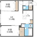 S-RESIDENCE琴似II4階12.1万円