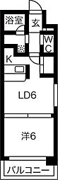エリオ東札幌 1LDKの間取図画像