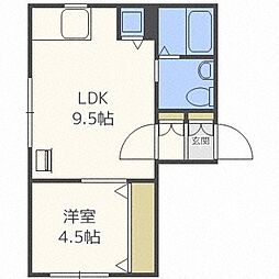 タカラノースデュオ 1LDKの間取図画像