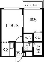 ブランノワールラヴイ 2階