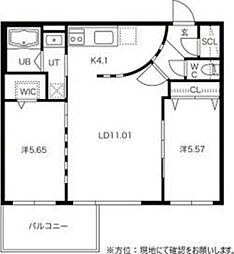 ガーデンテラス24 2LDKの間取図画像
