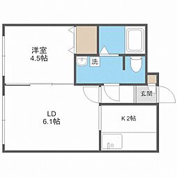クレエボヌール 2階