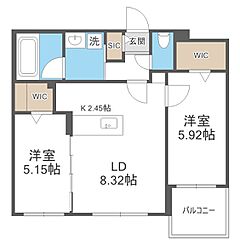 物件の間取り