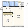 グランメール24-D2階5.2万円
