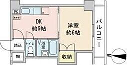 吉田ビル 1DKの間取図画像