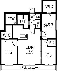 物件の間取り
