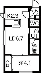 サンステージＳ5Ｗ12　Ｂ棟 1階