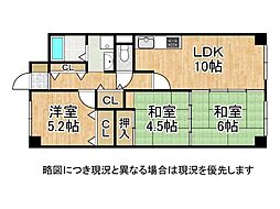 間取図画像 2SLDK