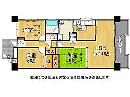 ルネス土山 3LDKの間取図画像