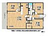 間取り：LDK広々23帖！バルコニーに面しており、お部屋が明るく保たれます