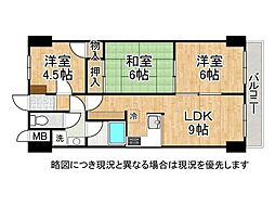間取図画像 3LDK