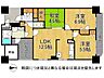 間取り：3LDKで全居室に収納があり、効率的な動線を確保した住みやすい間取りです。