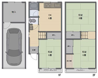 間取りを拡大表示