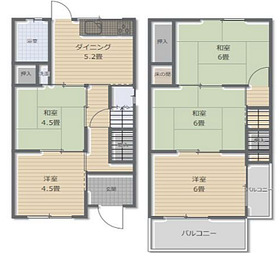 間取りを拡大表示