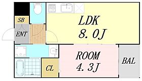 H-maison塚本II  ｜ 大阪府大阪市西淀川区野里2丁目（賃貸アパート1LDK・1階・28.91㎡） その2