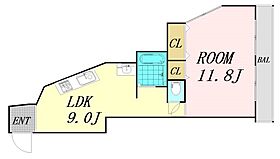 大阪府大阪市東淀川区菅原3丁目（賃貸マンション1LDK・4階・40.00㎡） その2