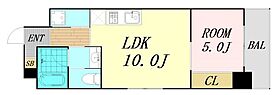 大阪府大阪市西区南堀江3丁目（賃貸マンション1LDK・5階・35.78㎡） その2