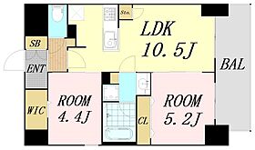 大阪府大阪市北区堂山町（賃貸マンション2LDK・2階・46.86㎡） その2