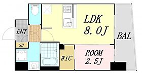 大阪府大阪市浪速区難波中3丁目（賃貸マンション1LDK・10階・28.82㎡） その2