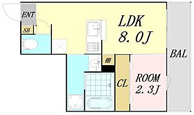 リアコート豊中岡町II  ｜ 大阪府豊中市宝山町（賃貸アパート1LDK・3階・25.59㎡） その2