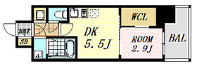 大阪府大阪市東淀川区西淡路1丁目（賃貸マンション1DK・13階・25.34㎡） その2