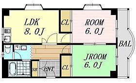 大阪府吹田市広芝町（賃貸マンション2LDK・5階・50.00㎡） その2