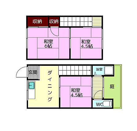 橋本文化住宅_間取り_0