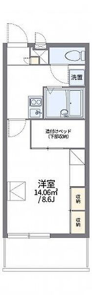 レオパレスＬａ　Ｖｉｓｔａ 308｜奈良県大和郡山市九条平野町(賃貸マンション1K・3階・23.18㎡)の写真 その2