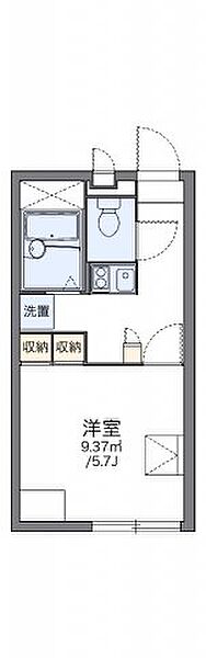 レオパレスサンモール　II 204｜大阪府四條畷市雁屋北町(賃貸アパート1K・2階・20.28㎡)の写真 その2