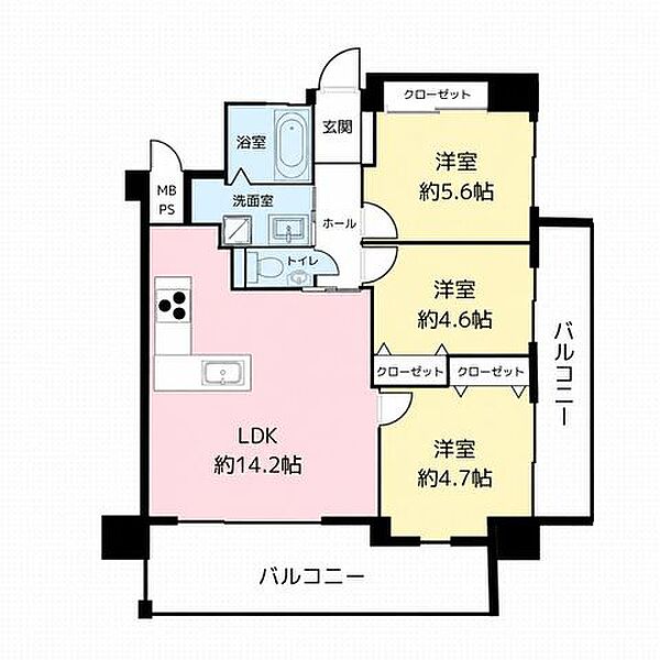 間取りを拡大表示
