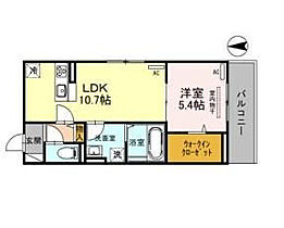 アトラエンテ御崎公園 201 ｜ 兵庫県神戸市兵庫区金平町2丁目1-49（賃貸アパート1LDK・2階・41.95㎡） その2