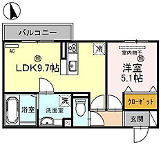 メゾン・ド・ジュエル 303 ｜ 兵庫県神戸市北区道場町日下部1762-1（賃貸アパート1LDK・3階・37.68㎡） その2