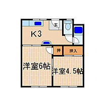 三佳マンション 302 ｜ 兵庫県神戸市中央区中山手通2丁目19-2（賃貸マンション2K・3階・33.30㎡） その2