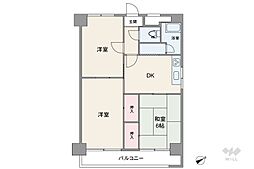間取図画像 3DK