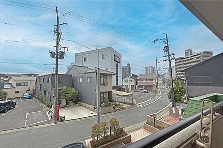 バルコニーからの眺め（南西方向）［2026年3月22日撮影］
