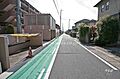 敷地北西側の前...
