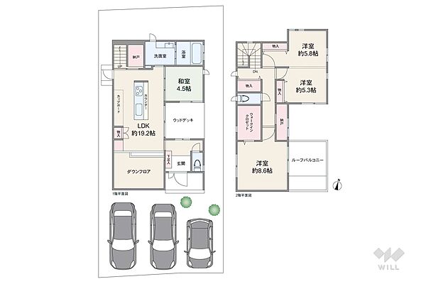 間取りを拡大表示