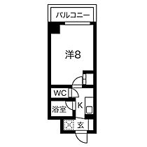 愛知県名古屋市千種区星が丘元町（賃貸マンション1K・8階・23.66㎡） その2