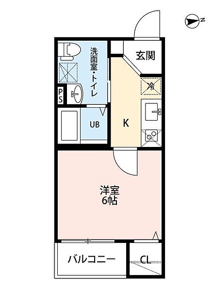 愛知県名古屋市東区豊前町１丁目(賃貸アパート1K・3階・22.49㎡)の写真 その2