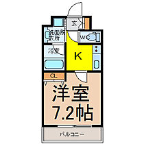 愛知県名古屋市名東区社口２丁目（賃貸マンション1K・3階・24.82㎡） その2