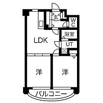 愛知県名古屋市昭和区山里町（賃貸マンション1LDK・3階・46.47㎡） その2