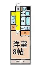 愛知県名古屋市名東区高社１丁目（賃貸マンション1K・4階・24.75㎡） その2