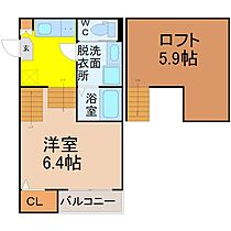 愛知県名古屋市天白区野並２丁目（賃貸アパート1R・1階・21.46㎡） その2