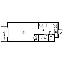 愛知県長久手市熊田（賃貸マンション1K・3階・24.90㎡） その2